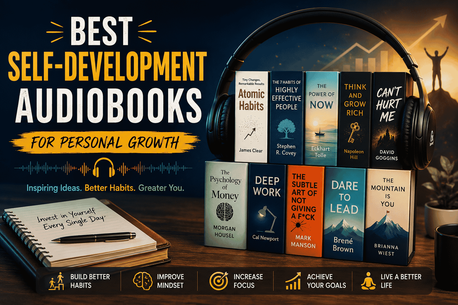 Best Self-Development Audiobooks for Personal Growth | B For Book Review