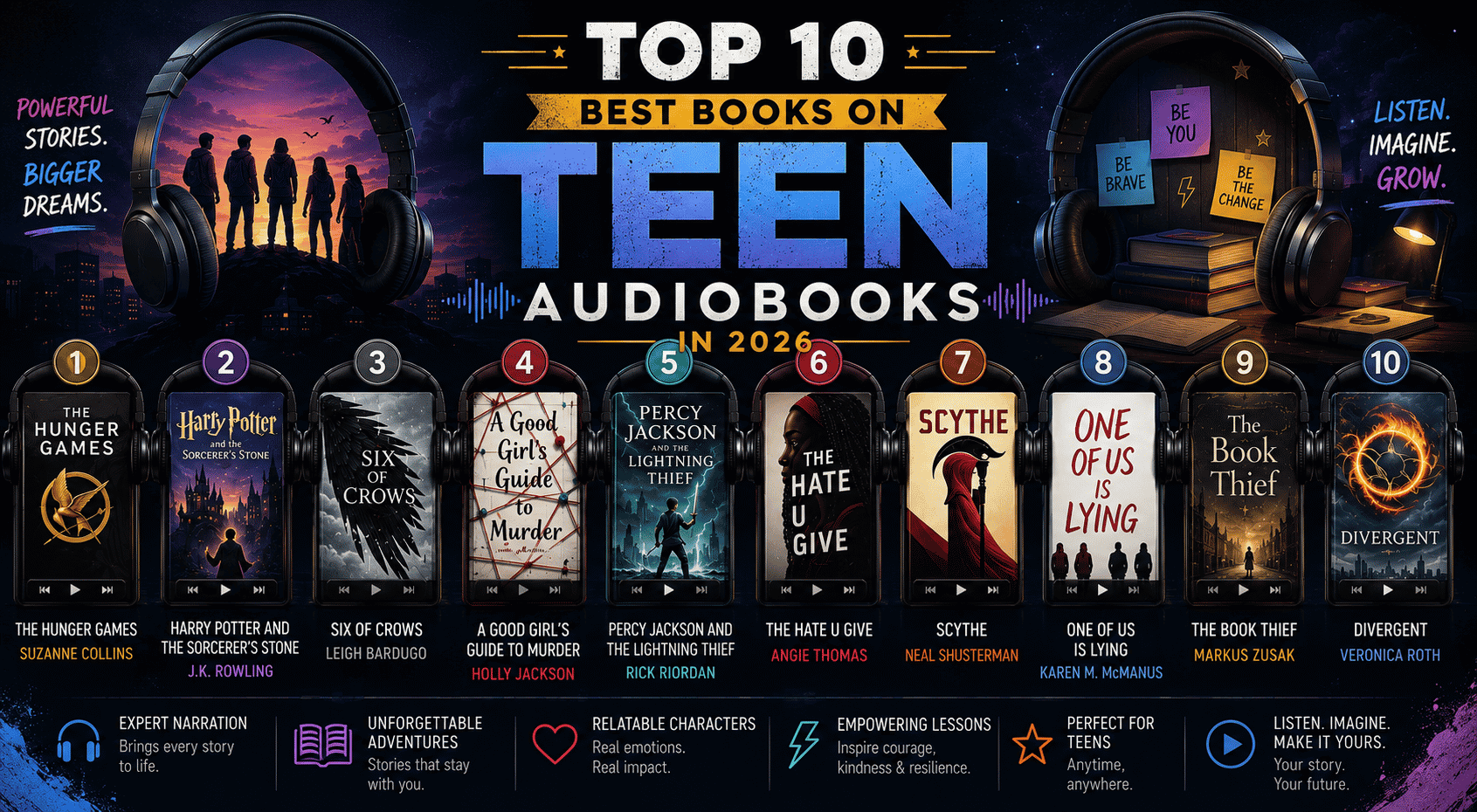 Top 10 Best Books on Teen Audiobooks in 2026