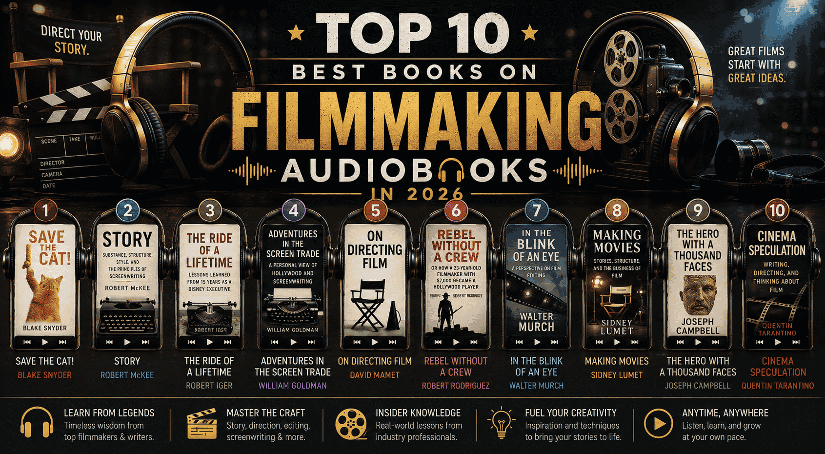 Top 10 Best Books on Film Audiobooks in 2026