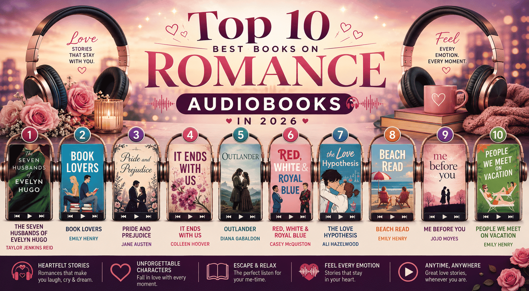 Top 10 Best Books on Romance Audiobooks in 2026